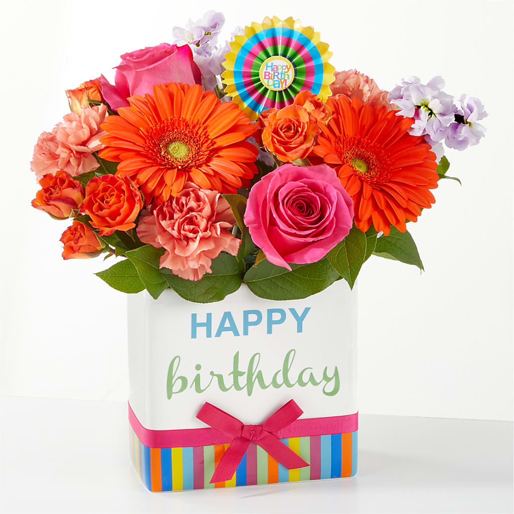Birthday Surprise Bouquet – EVERYTHING'S GREEN FLORIST, Redwood City CA