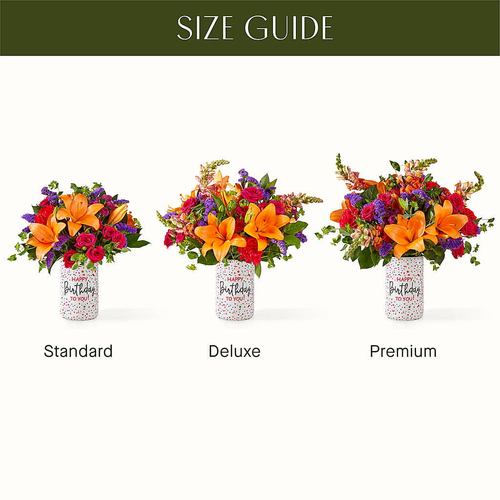 Birthday Palooza Bouquet – EVERYTHING'S GREEN FLORIST, Redwood City CA