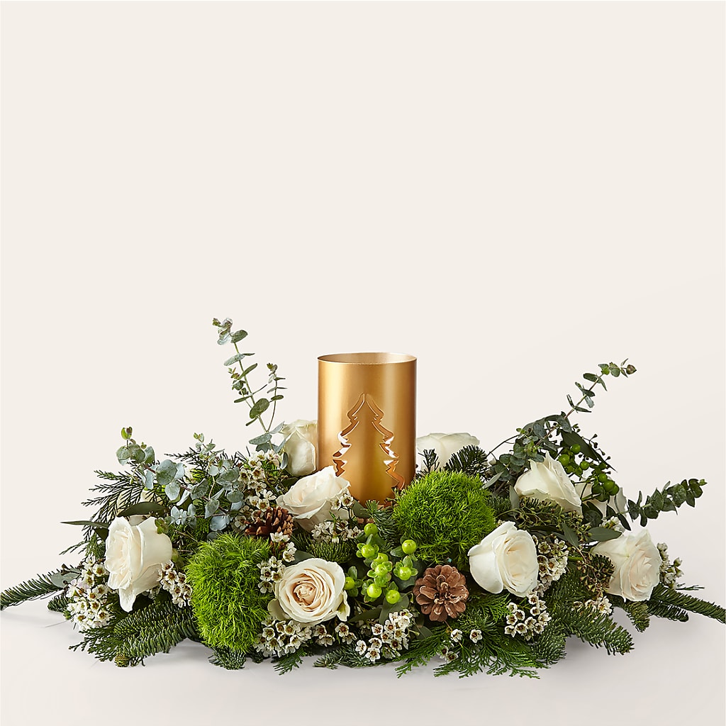 Chestnuts Roasting Centerpiece – EVERYTHING'S GREEN FLORIST, Redwood City CA