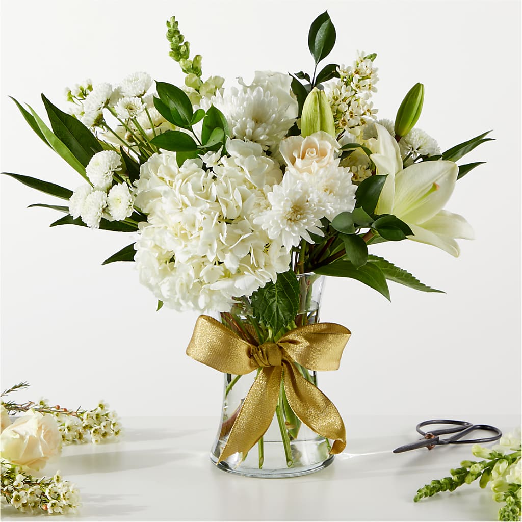 New Beginnings – A Florist Original – EVERYTHING'S GREEN FLORIST, Redwood City CA