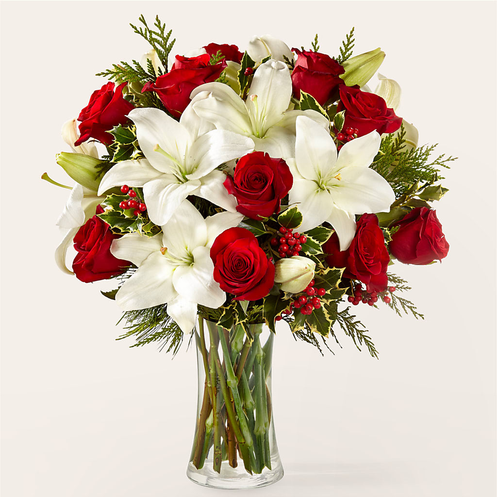 Sparkling Snowflakes Bouquet – EVERYTHING'S GREEN FLORIST, Redwood City CA