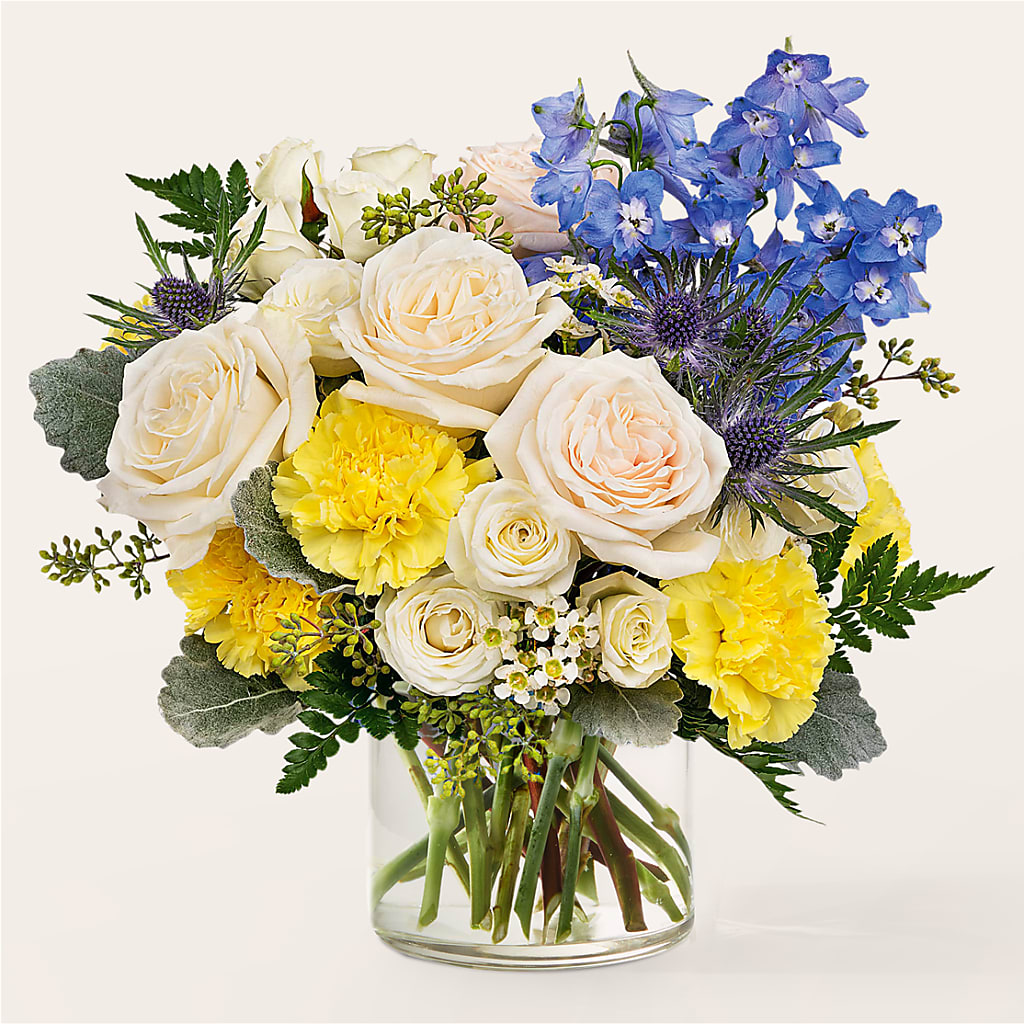 Lemon Sorbet Bouquet – EVERYTHING'S GREEN FLORIST, Redwood City CA