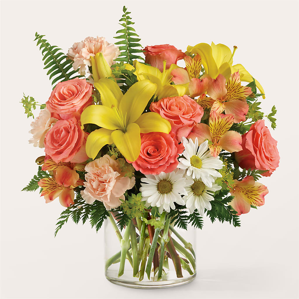 Sunset Strip Bouquet – EVERYTHING'S GREEN FLORIST, Redwood City CA