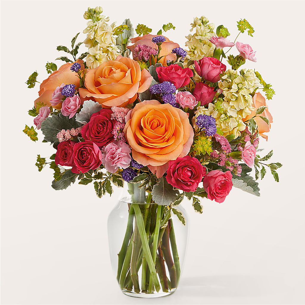 Tangerine Tango Bouquet – EVERYTHING'S GREEN FLORIST, Redwood City CA