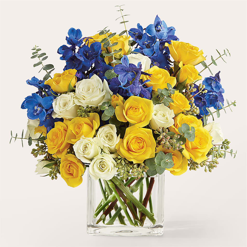 Sparkling Citrine Bouquet – EVERYTHING'S GREEN FLORIST, Redwood City CA