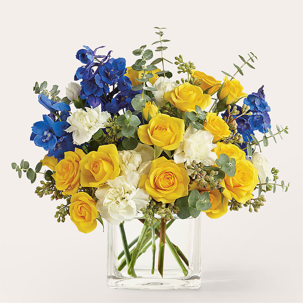 Sparkling Citrine Bouquet – EVERYTHING'S GREEN FLORIST, Redwood City CA