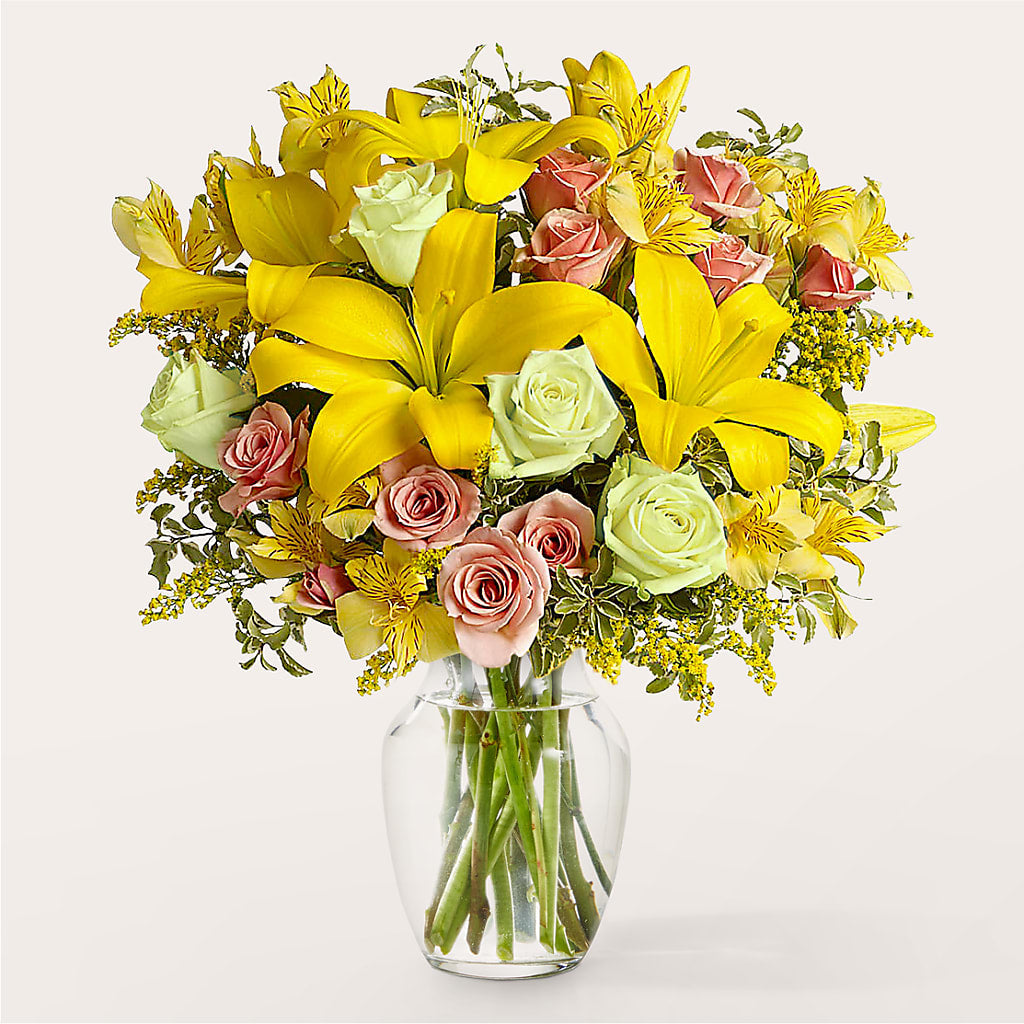 Sunburst Bouquet – EVERYTHING'S GREEN FLORIST, Redwood City CA
