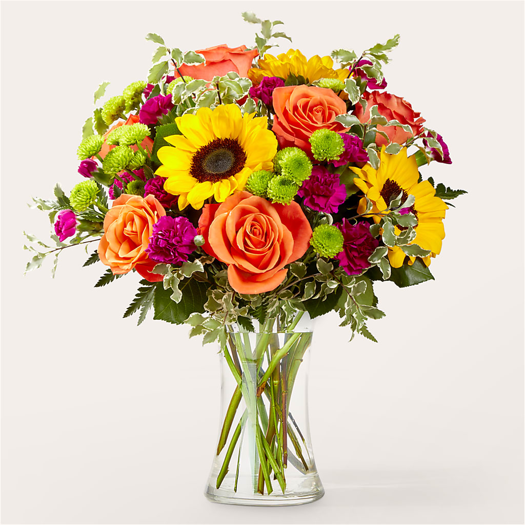 Warmth & Light Bouquet – EVERYTHING'S GREEN FLORIST, Redwood City CA