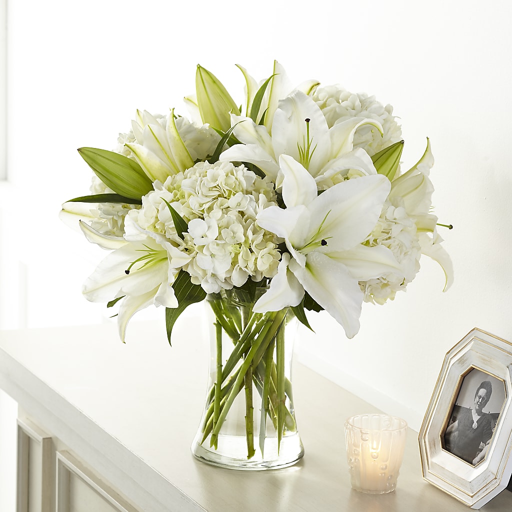 Compassionate Lily Bouquet – EVERYTHING'S GREEN FLORIST, Redwood City CA