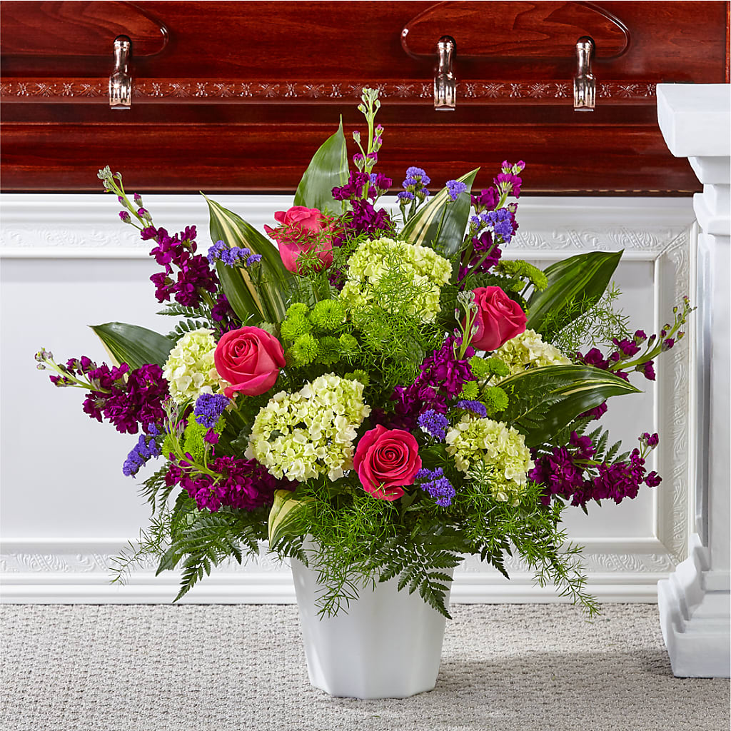 Beautiful Horizons Floor Basket – EVERYTHING'S GREEN FLORIST, Redwood City CA