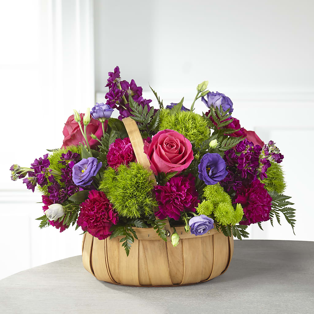 Serene Sanctuary Basket – EVERYTHING'S GREEN FLORIST, Redwood City CA