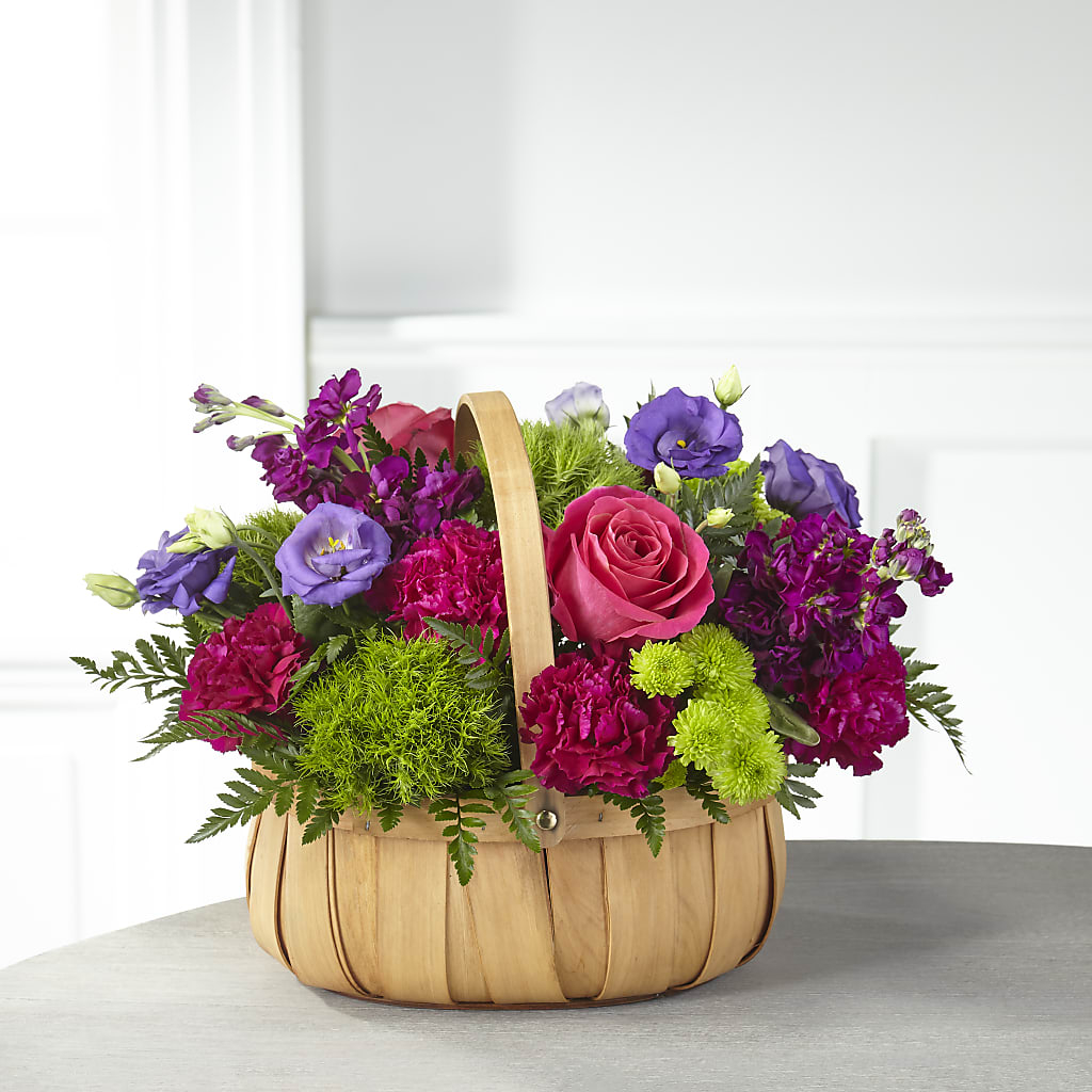 Serene Sanctuary Basket – EVERYTHING'S GREEN FLORIST, Redwood City CA