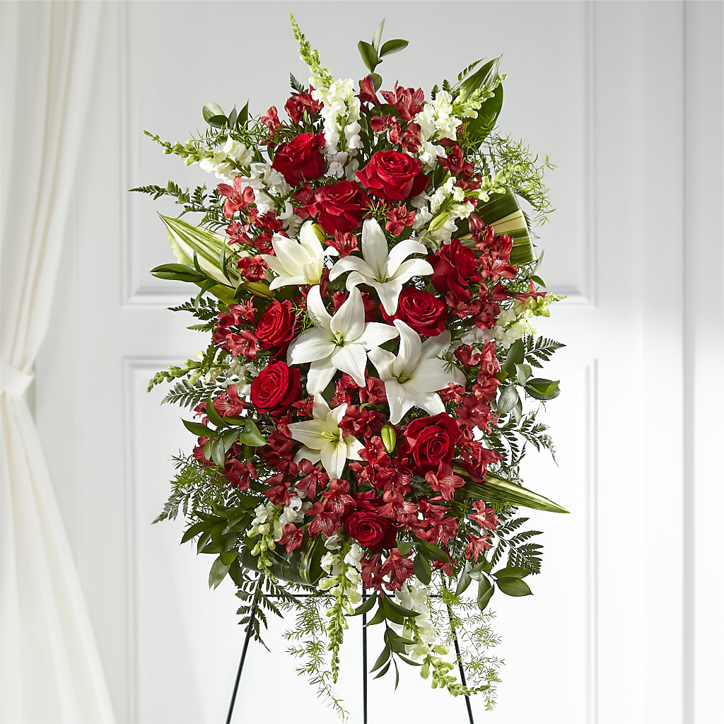 Everlasting Memory Standing Spray – EVERYTHING'S GREEN FLORIST, Redwood City CA