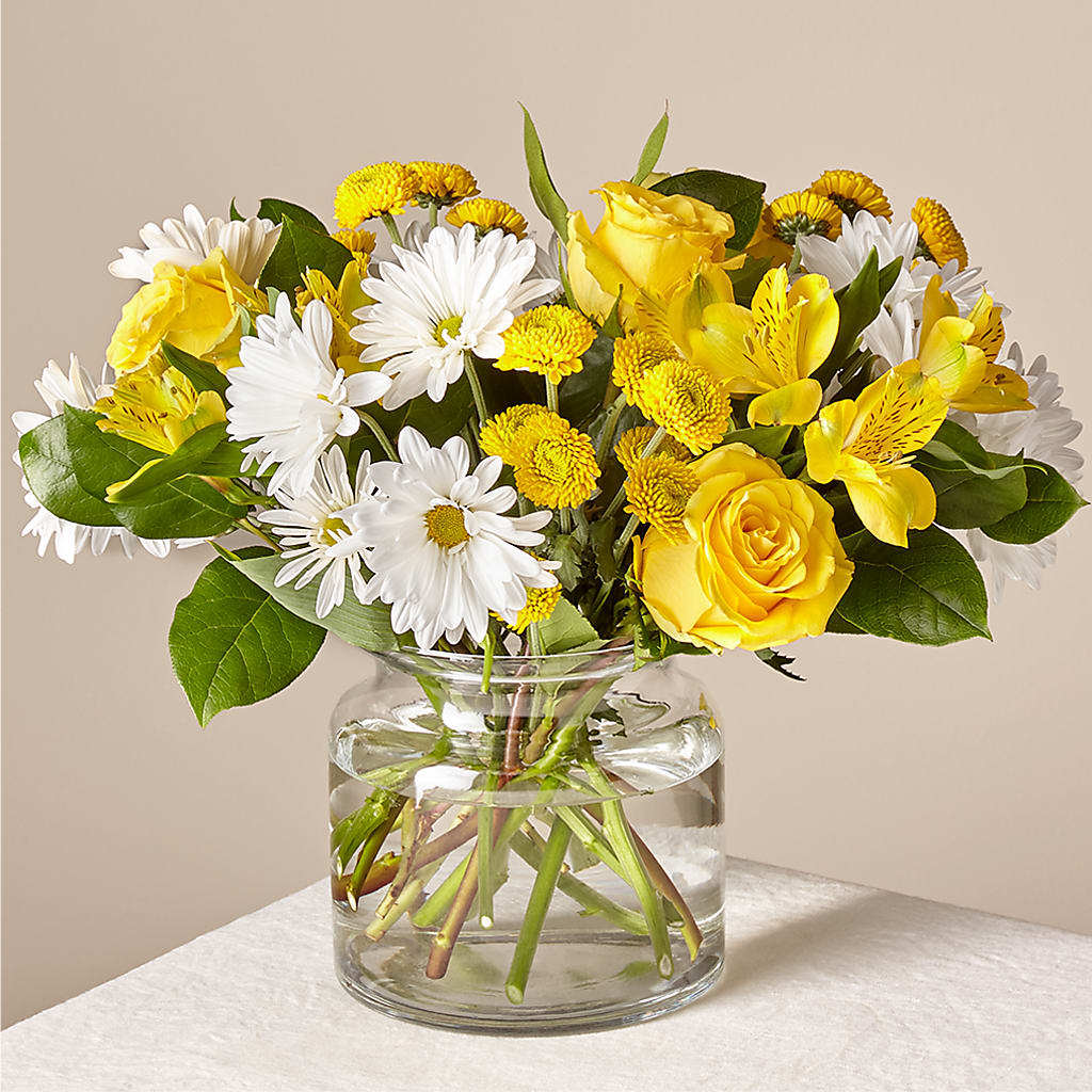 Sunny Sentiments Bouquet – EVERYTHING'S GREEN FLORIST, Redwood City CA
