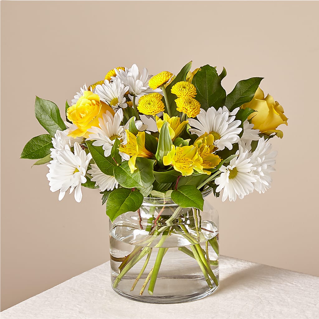Sunny Sentiments Bouquet – EVERYTHING'S GREEN FLORIST, Redwood City CA