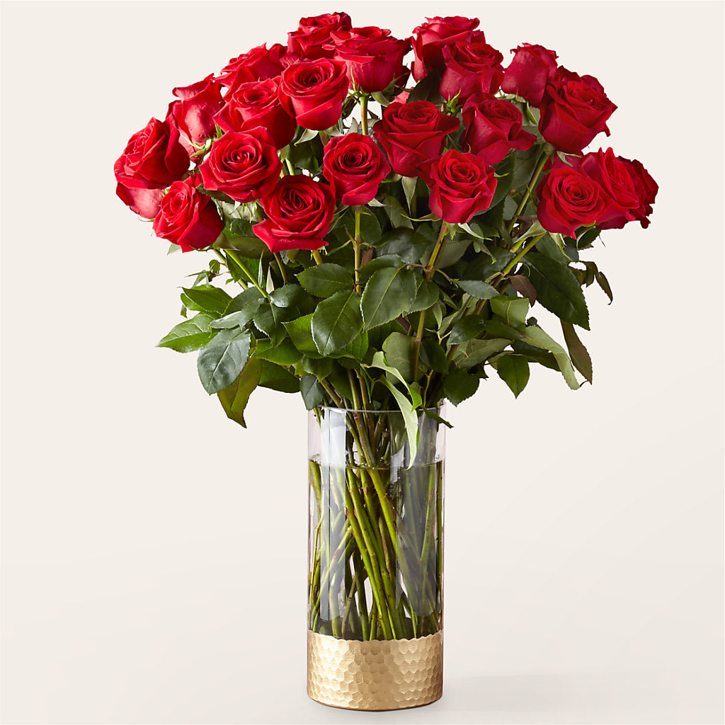 Classic Love Red Rose Bouquet – EVERYTHING'S GREEN FLORIST, Redwood City CA