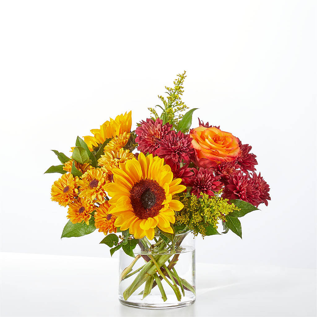 Flannel Scarf Bouquet – EVERYTHING'S GREEN FLORIST, Redwood City CA