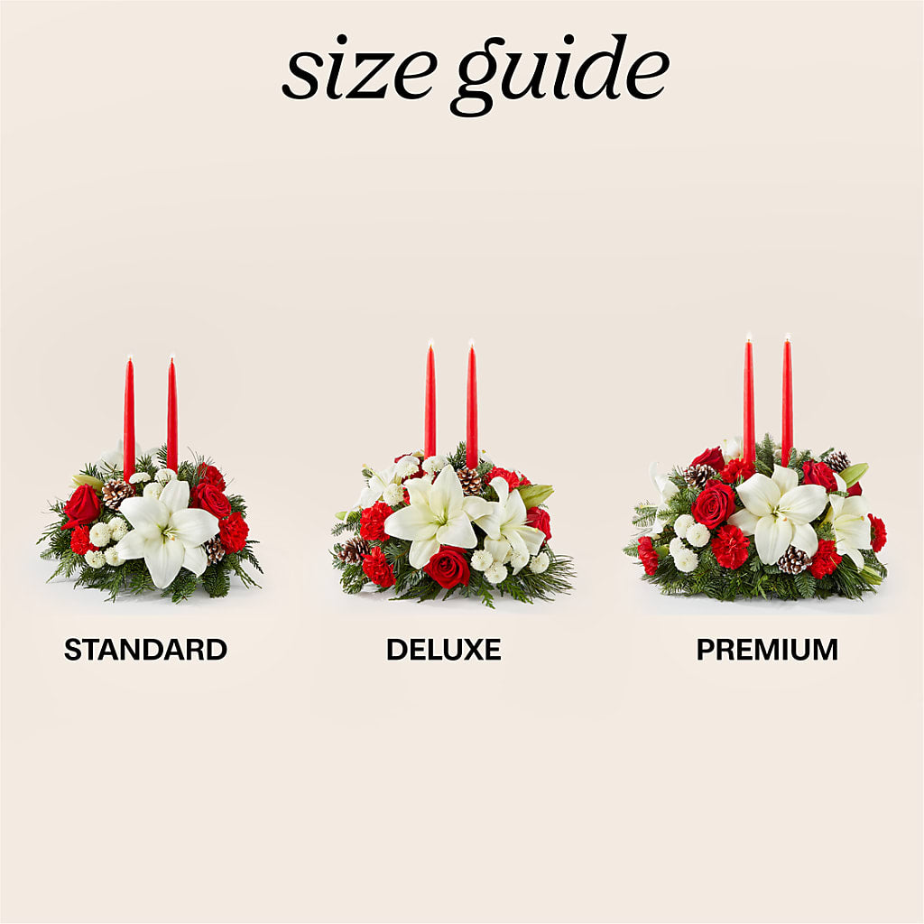 Seasonal Festivities Centerpiece – EVERYTHING'S GREEN FLORIST, Redwood City CA