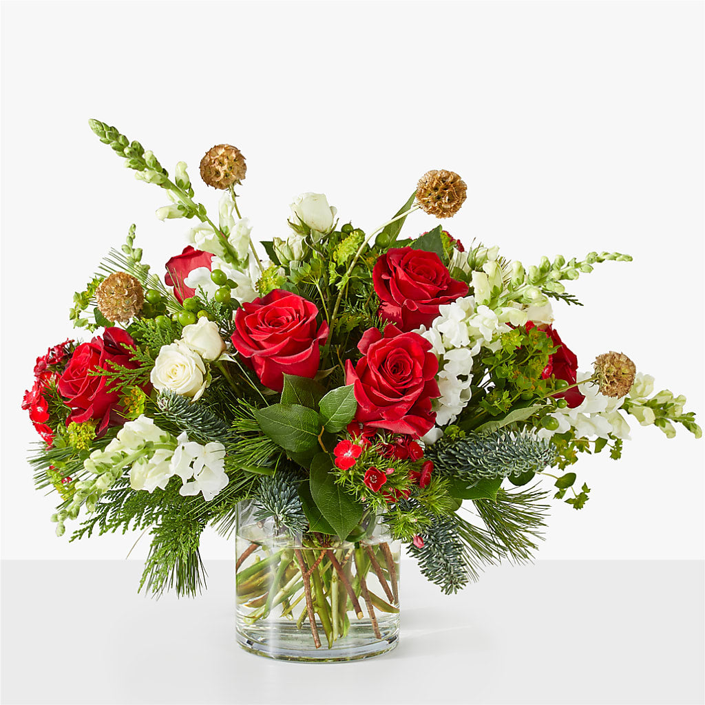 Deck the Halls Bouquet – EVERYTHING'S GREEN FLORIST, Redwood City CA