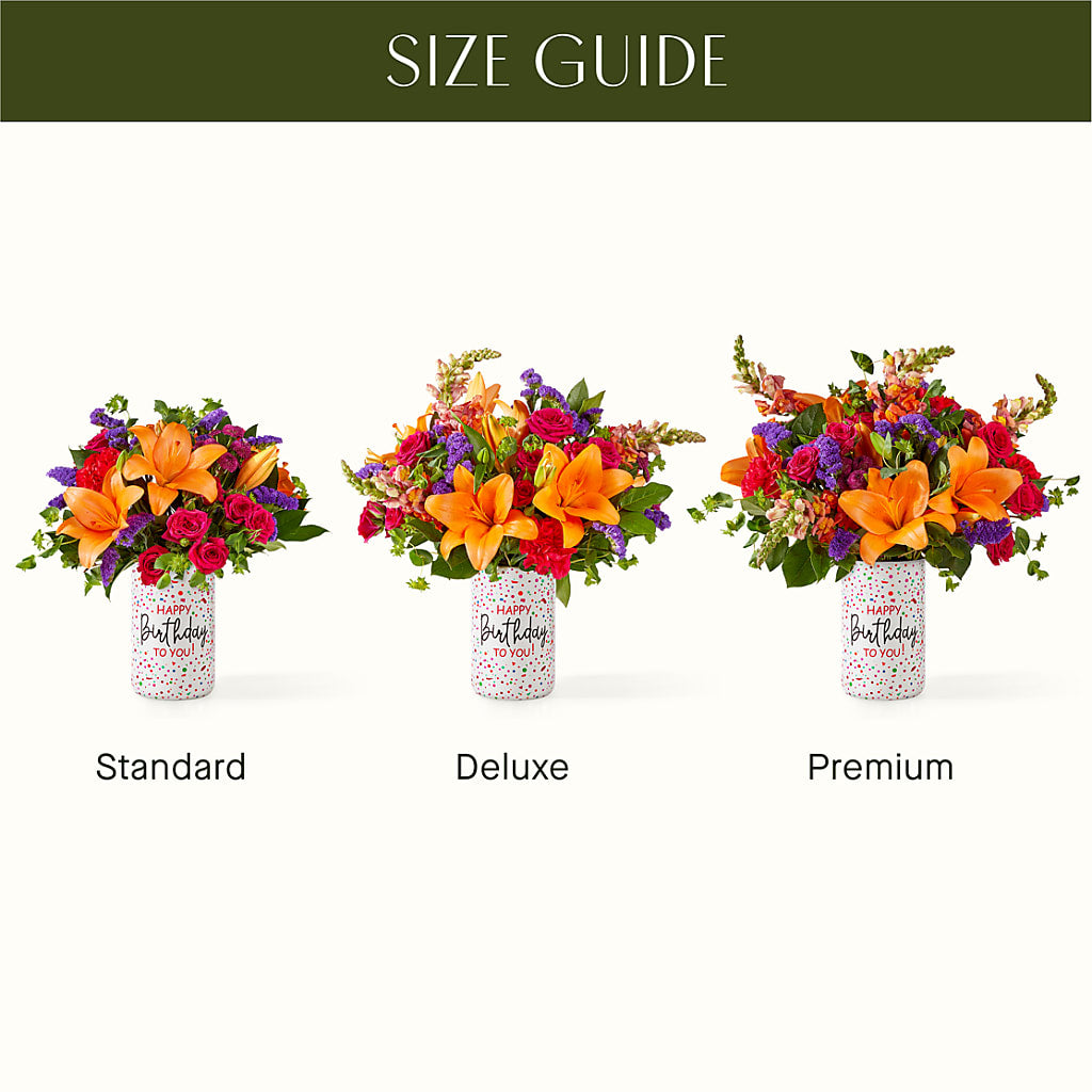 Birthday Palooza Bouquet – EVERYTHING'S GREEN FLORIST, Redwood City CA