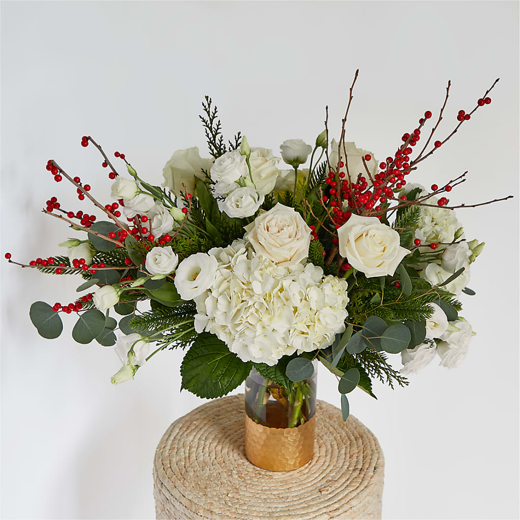 Frosted Windows Bouquet – EVERYTHING'S GREEN FLORIST, Redwood City CA