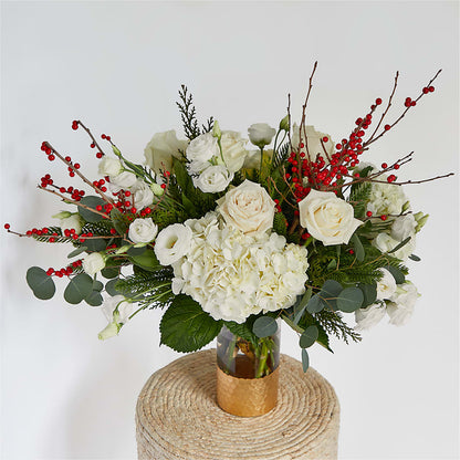 Frosted Windows Bouquet – EVERYTHING'S GREEN FLORIST, Redwood City CA