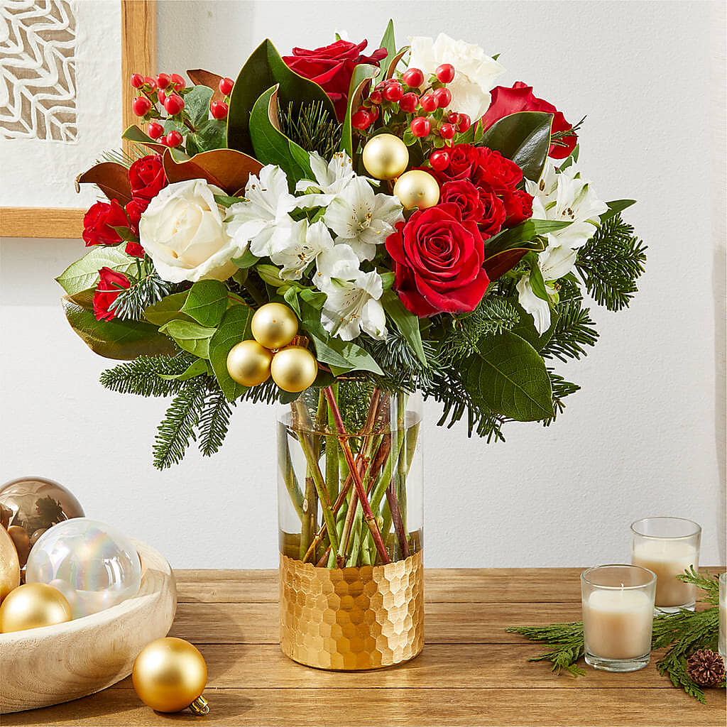 Joy & Jolly Bouquet – EVERYTHING'S GREEN FLORIST, Redwood City CA