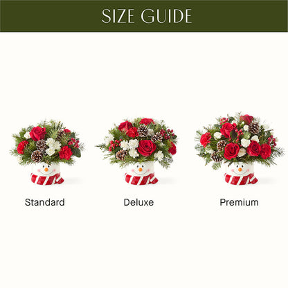 Jolly Snowman Bouquet – EVERYTHING'S GREEN FLORIST, Redwood City CA