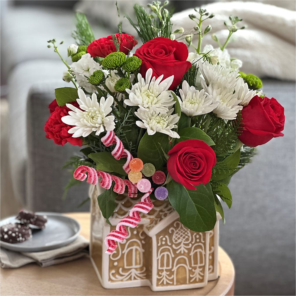 Gingerbread Bakery Bouquet – EVERYTHING'S GREEN FLORIST, Redwood City CA