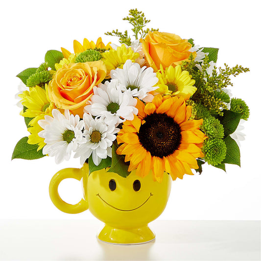 Be Happy Bouquet – EVERYTHING'S GREEN FLORIST, Redwood City CA