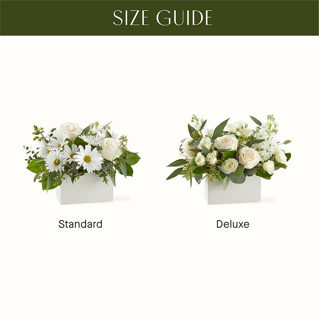 Fresh Linen Box Bouquet – EVERYTHING'S GREEN FLORIST, Redwood City CA