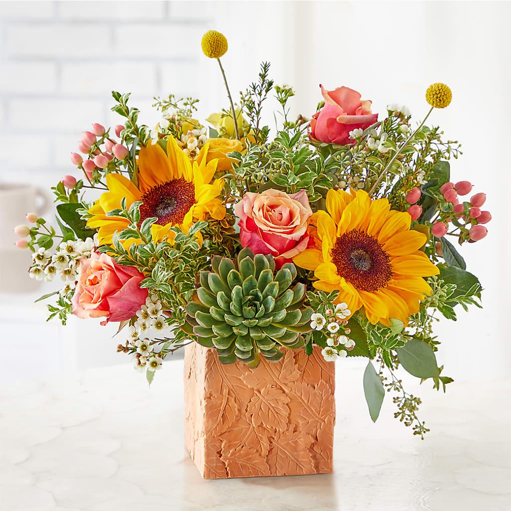 Sunflower Season Bouquet – EVERYTHING'S GREEN FLORIST, Redwood City CA
