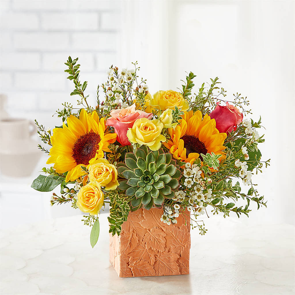 Sunflower Season Bouquet – EVERYTHING'S GREEN FLORIST, Redwood City CA