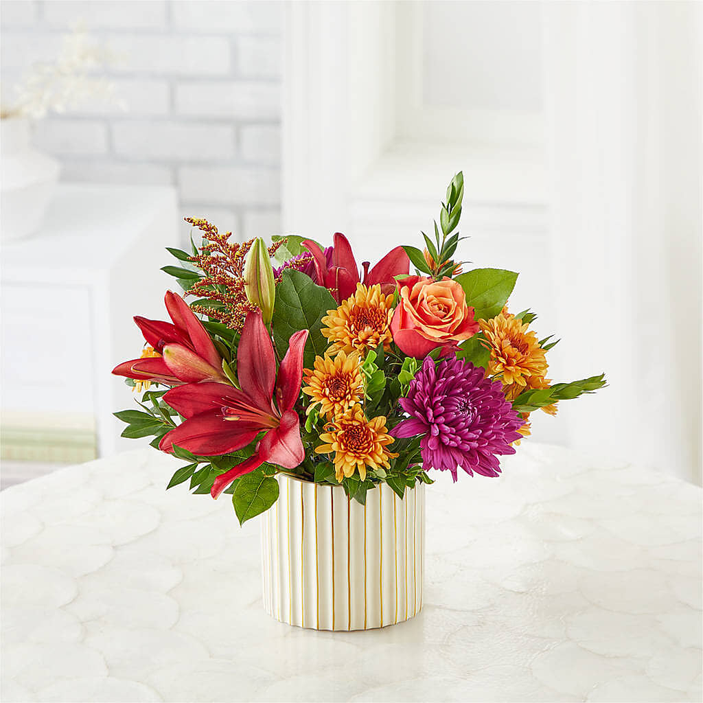 Burgundy Landscape Bouquet – EVERYTHING'S GREEN FLORIST, Redwood City CA