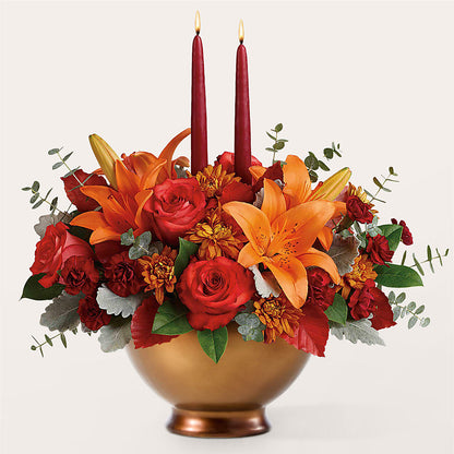 Fruits of Fall Centerpiece – EVERYTHING'S GREEN FLORIST, Redwood City CA