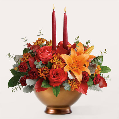 Fruits of Fall Centerpiece – EVERYTHING'S GREEN FLORIST, Redwood City CA