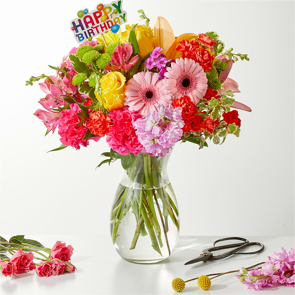 Cue the Confetti - A Florist Original – EVERYTHING'S GREEN FLORIST, Redwood City CA