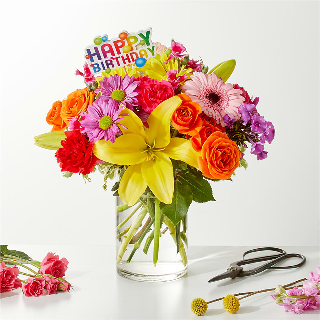Cue the Confetti - A Florist Original – EVERYTHING'S GREEN FLORIST, Redwood City CA