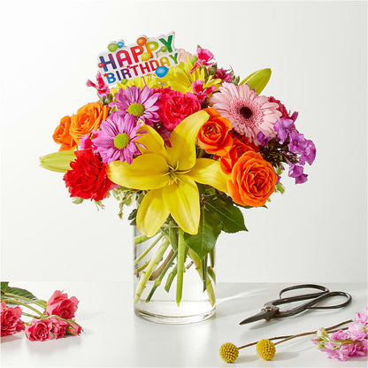 Cue the Confetti - A Florist Original – EVERYTHING'S GREEN FLORIST, Redwood City CA