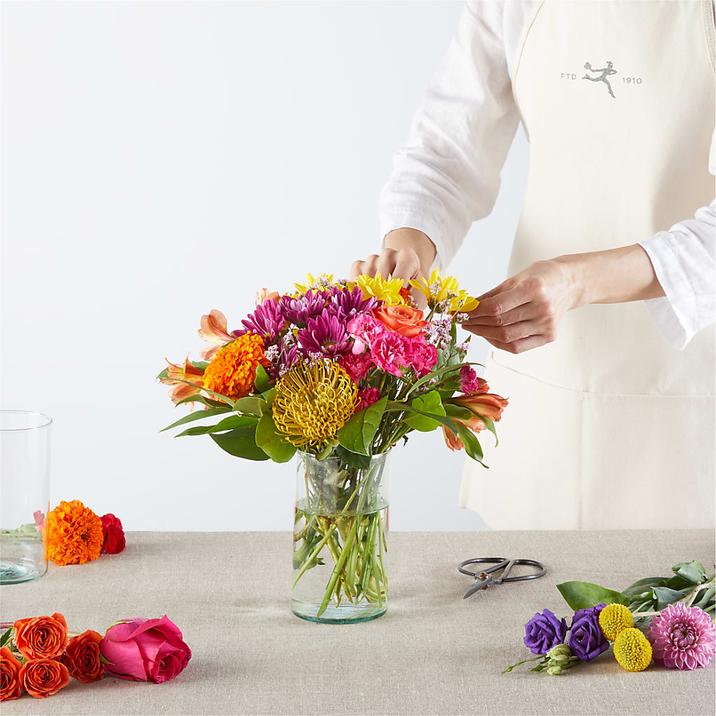 Feast of Color – A Florist Original – EVERYTHING'S GREEN FLORIST, Redwood City CA