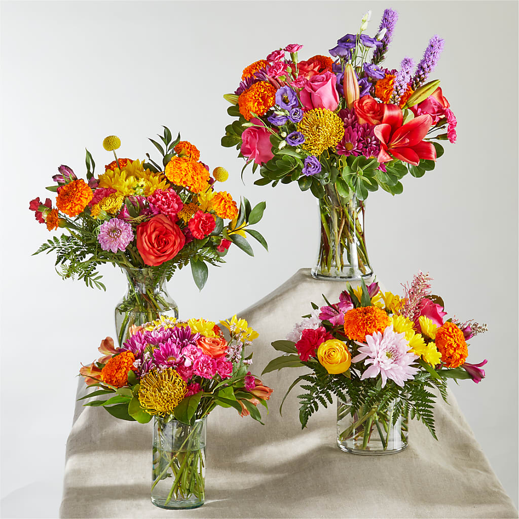 Feast of Color – A Florist Original – EVERYTHING'S GREEN FLORIST, Redwood City CA