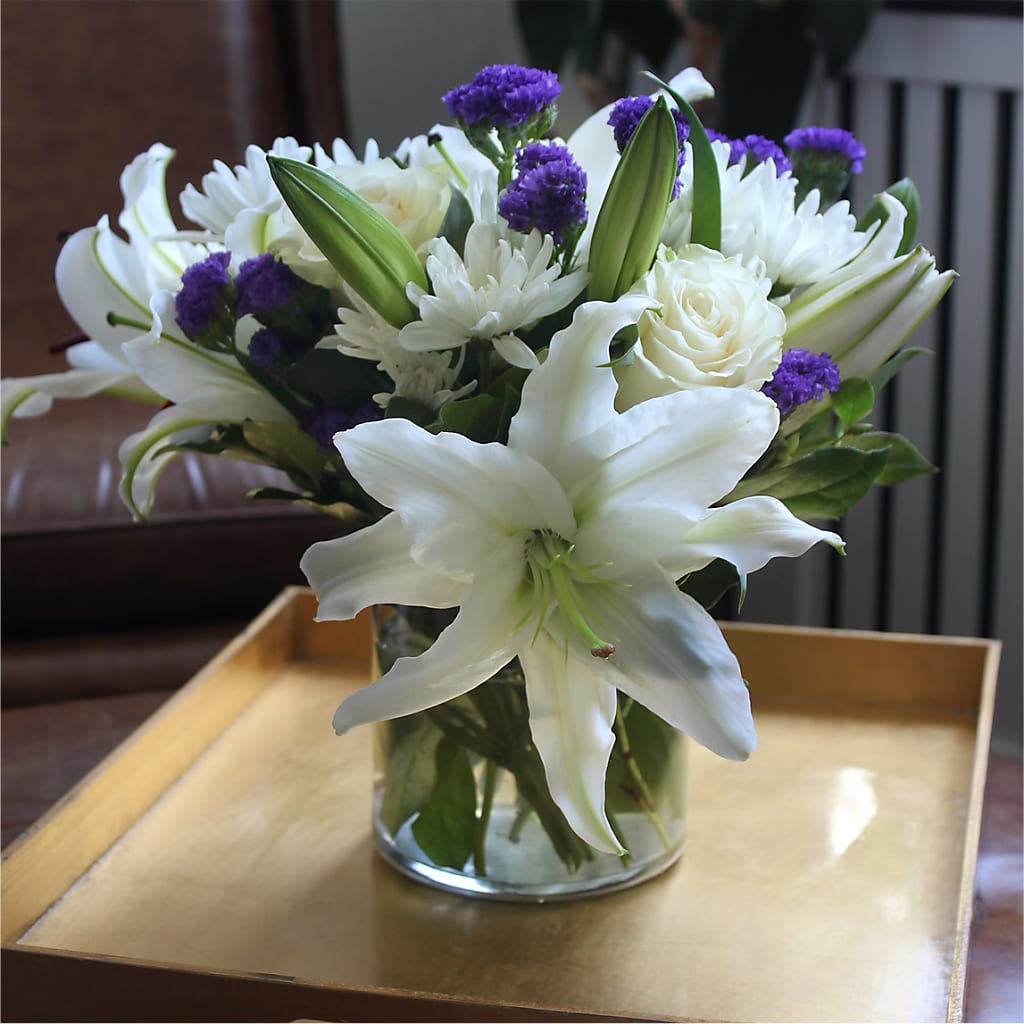 Beyond Blue Bouquet – EVERYTHING'S GREEN FLORIST, Redwood City CA
