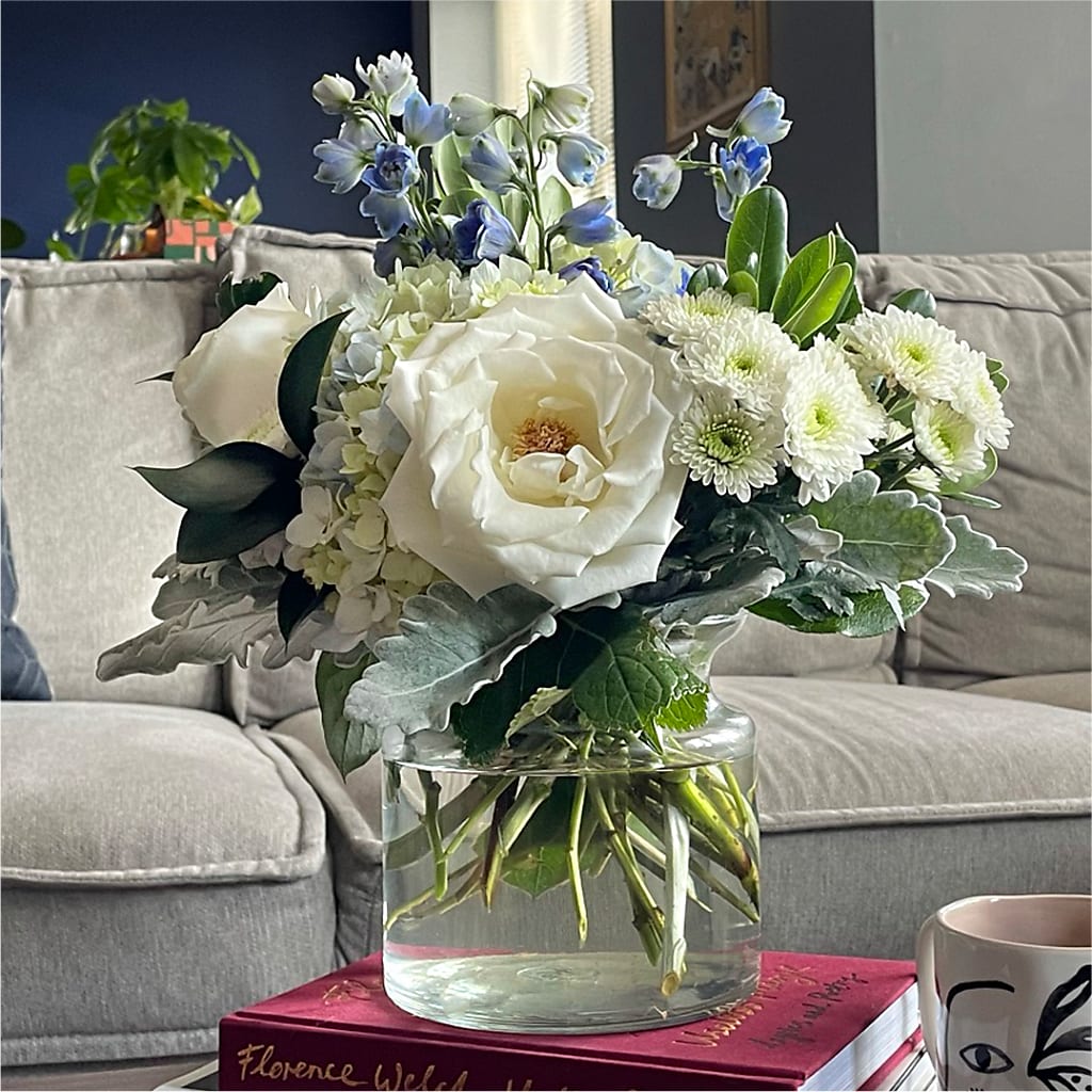 Clear Skies Bouquet – EVERYTHING'S GREEN FLORIST, Redwood City CA