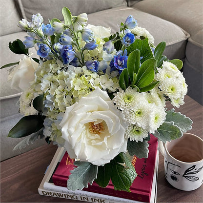 Clear Skies Bouquet – EVERYTHING'S GREEN FLORIST, Redwood City CA