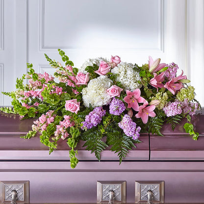 Life's Gratitude Casket Spray – EVERYTHING'S GREEN FLORIST, Redwood City CA