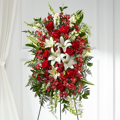 Everlasting Memory Standing Spray – EVERYTHING'S GREEN FLORIST, Redwood City CA