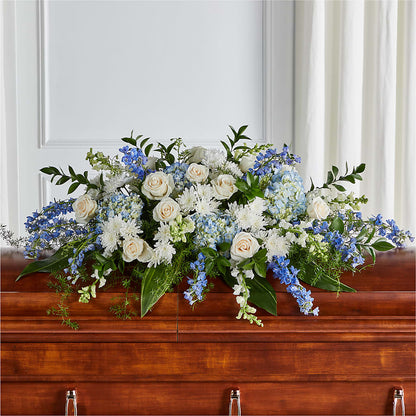 Timeless Essence Casket Spray – EVERYTHING'S GREEN FLORIST, Redwood City CA