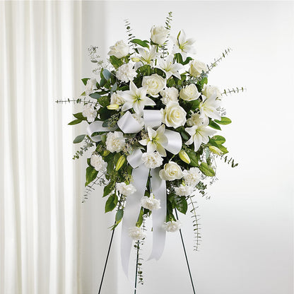 With Care Standing Spray – EVERYTHING'S GREEN FLORIST, Redwood City CA