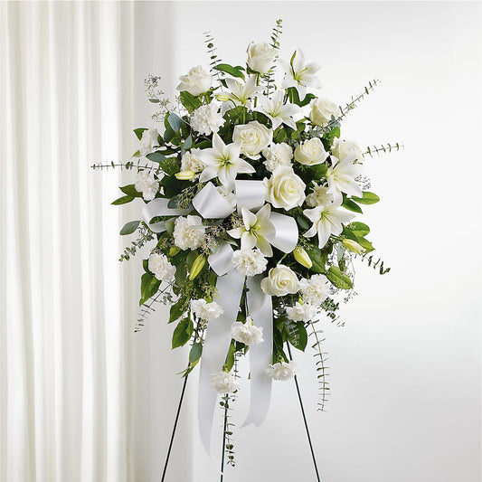 With Care Standing Spray – EVERYTHING'S GREEN FLORIST, Redwood City CA