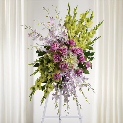 Lasting Legacy Standing Spray – EVERYTHING'S GREEN FLORIST, Redwood City CA